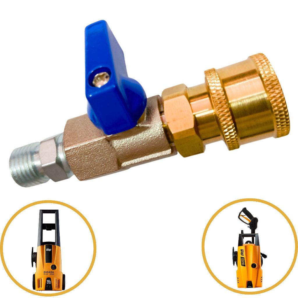 Kit Registro + Engate Rápido Para Lava Jato Wap Atacama Smart 2200 ...