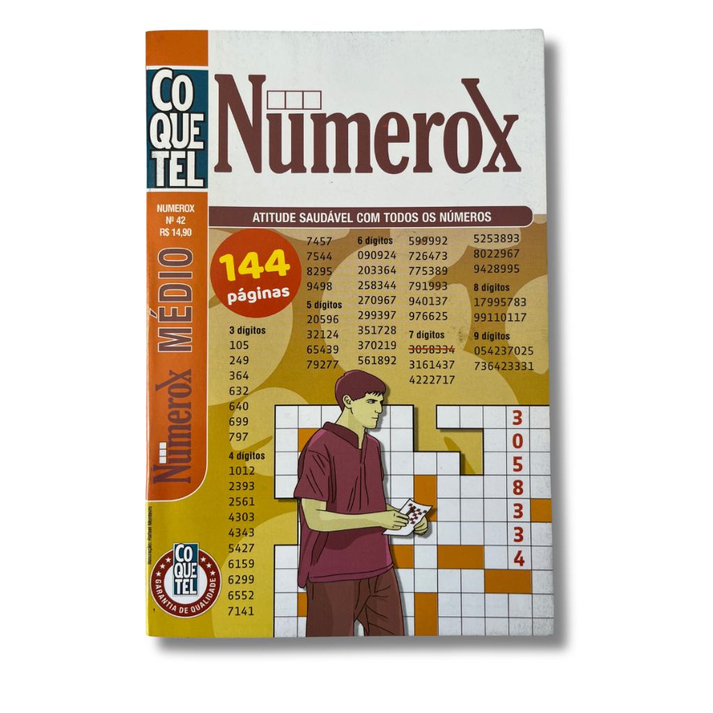 Revista Passatempo Numerox Coquetal | Shopee Brasil