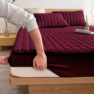 Capa Protetora de Colchao e Lencol Impermeavel Com Elastico 2 em 1 em Oferta na Shopee