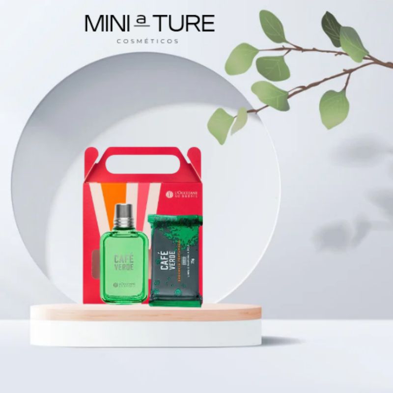 Kit Travel Size/ presente; L'Occitane Fragrância Café Verde 2