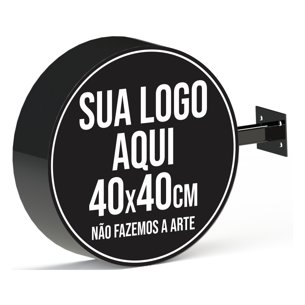 Placa Luminosa para Fachada 40cm Personalizada | Shopee Brasil