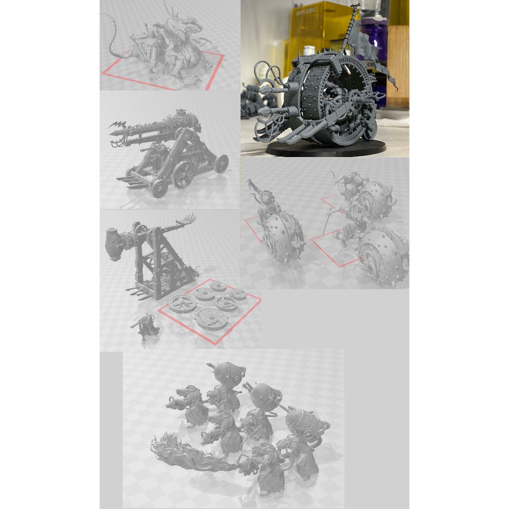 Miniaturas Skaven Vermin War Machines - Jogos de Tabuleiro 9th Age ...