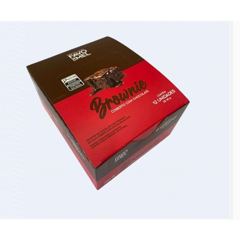 Brownie De Chocolate Coberto Com Chocolate Ao Leite .