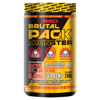 Brutal Pack Monster 30 Packs Pré treino - Red Series