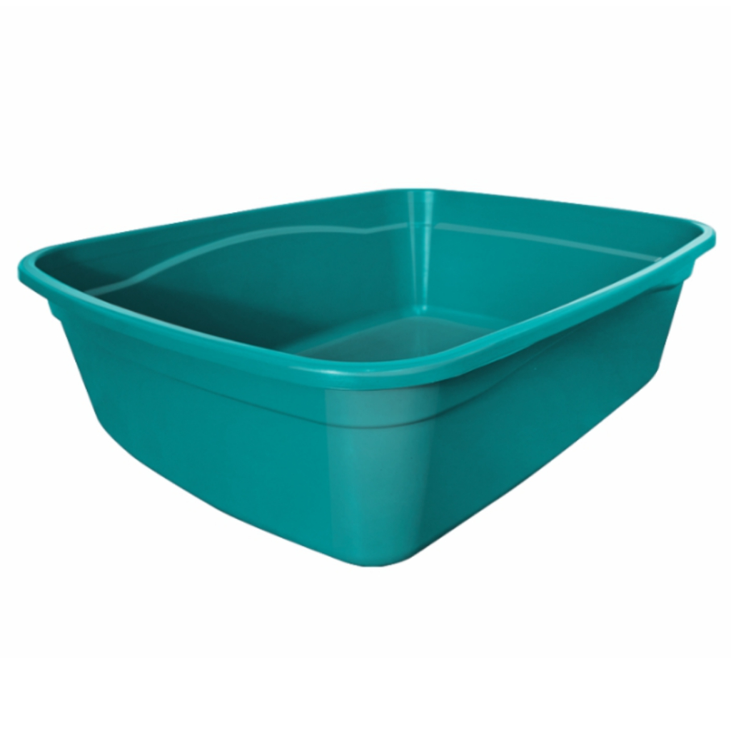 Pacote Com 2 Caixas De Areia Aço Inoxidável - 45x35x15cm Para Gatos E Coelhos