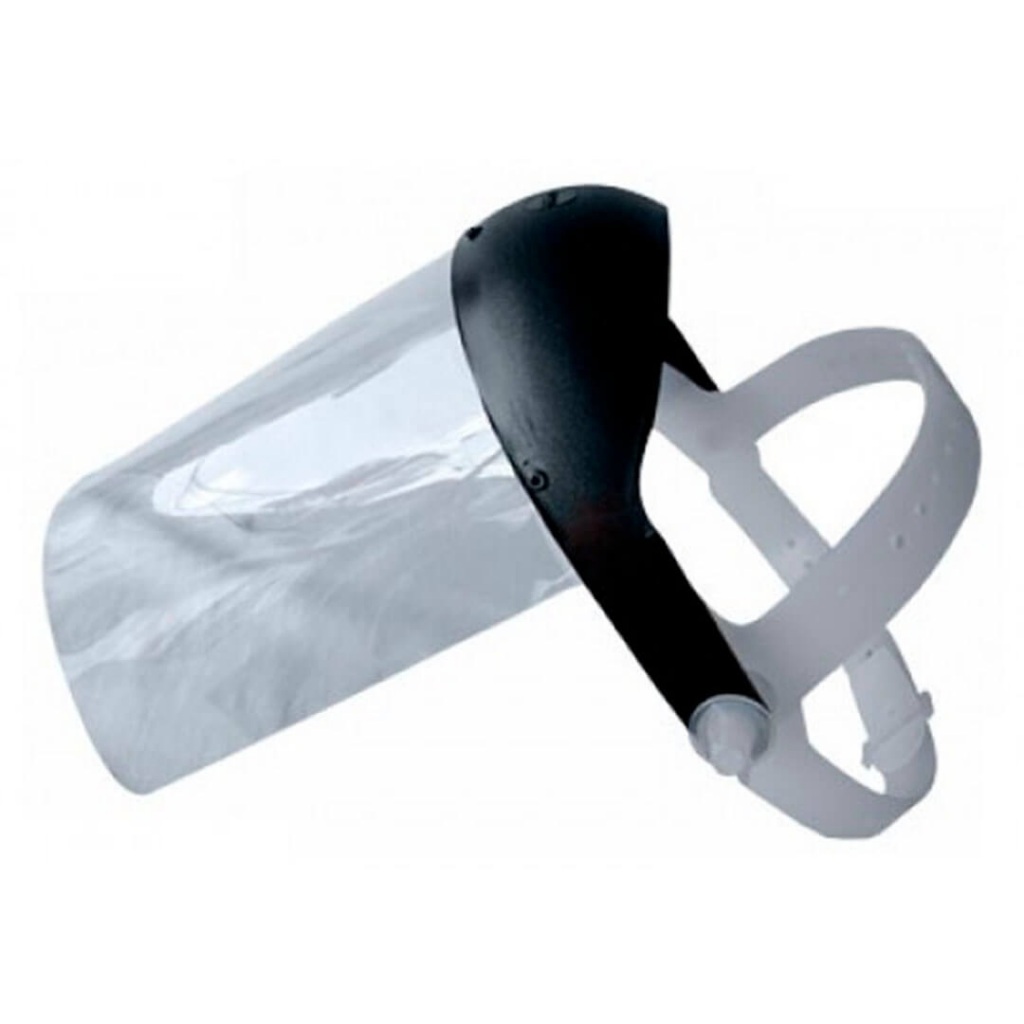 Protetor Facial Viseira Incolor Profissional Epi Máscara Lente Incolor 8 Epi Com Suspensão