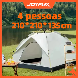 JOYFOX Barraca De Acampamento 3-4 Pessoas Portátil A Prova D