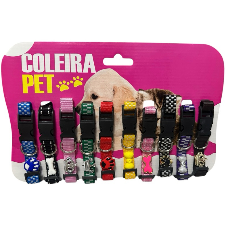 Kit Coleira de luxo para Cães