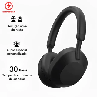 Fones de Ouvido Headset KAPBOM 9870, Fones de Ouvido Sem Fio Bluetooth, Autonomia de 30 Horas