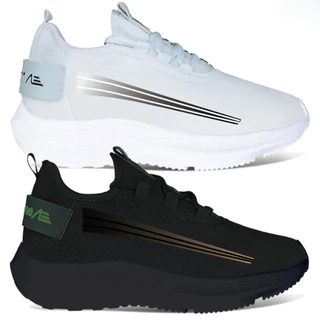 Kit 2 pares Tênis Masculino Leve Confortável Academia
