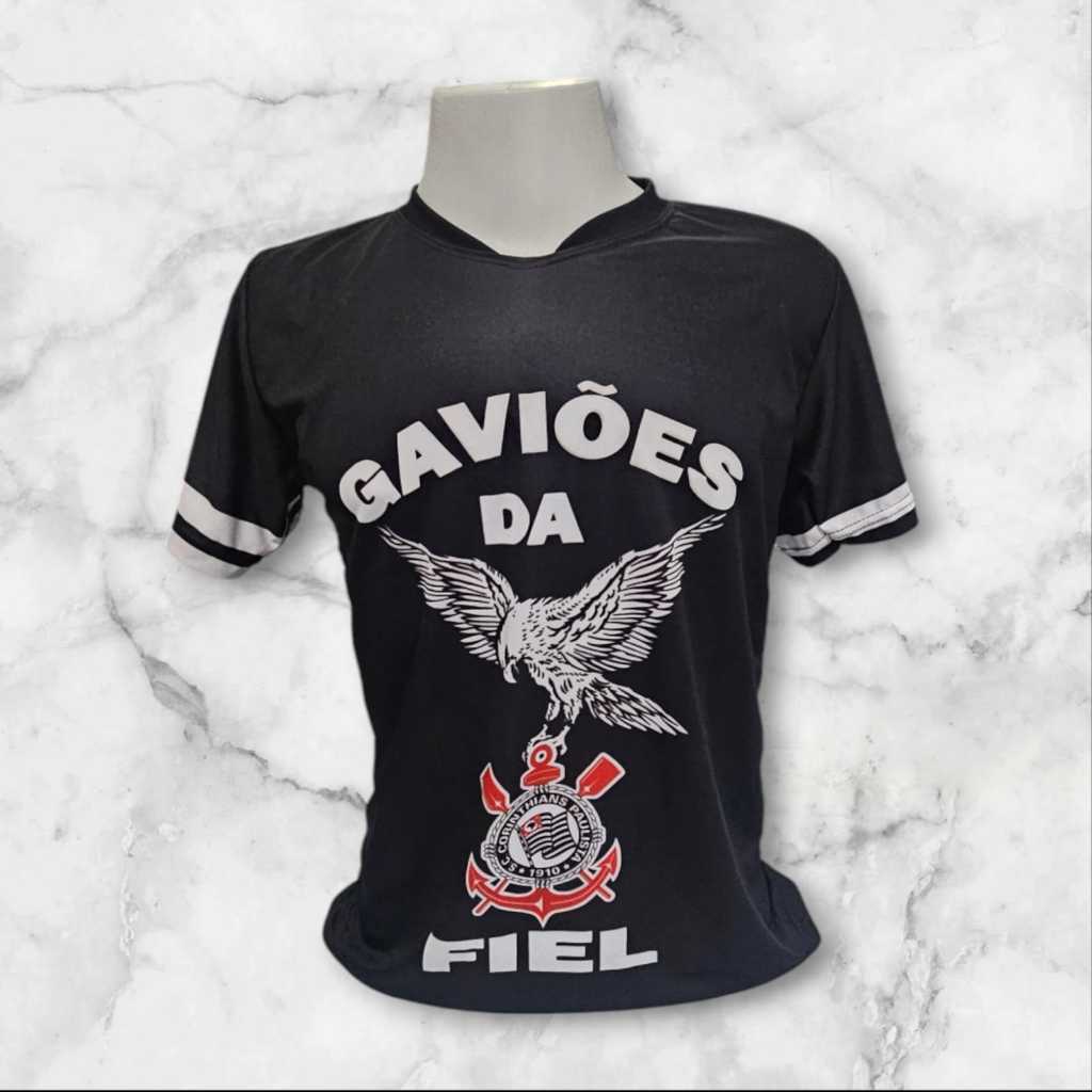 CAMISETA DE TORCIDA GAVIÕES DA FIEL 2025 | Shopee Brasil