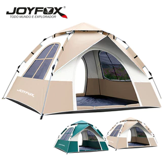 JOYFOX Barraca Camping Acampamento 3/5 Pessoas Automatica barraca de acampamento em Oferta na Shopee