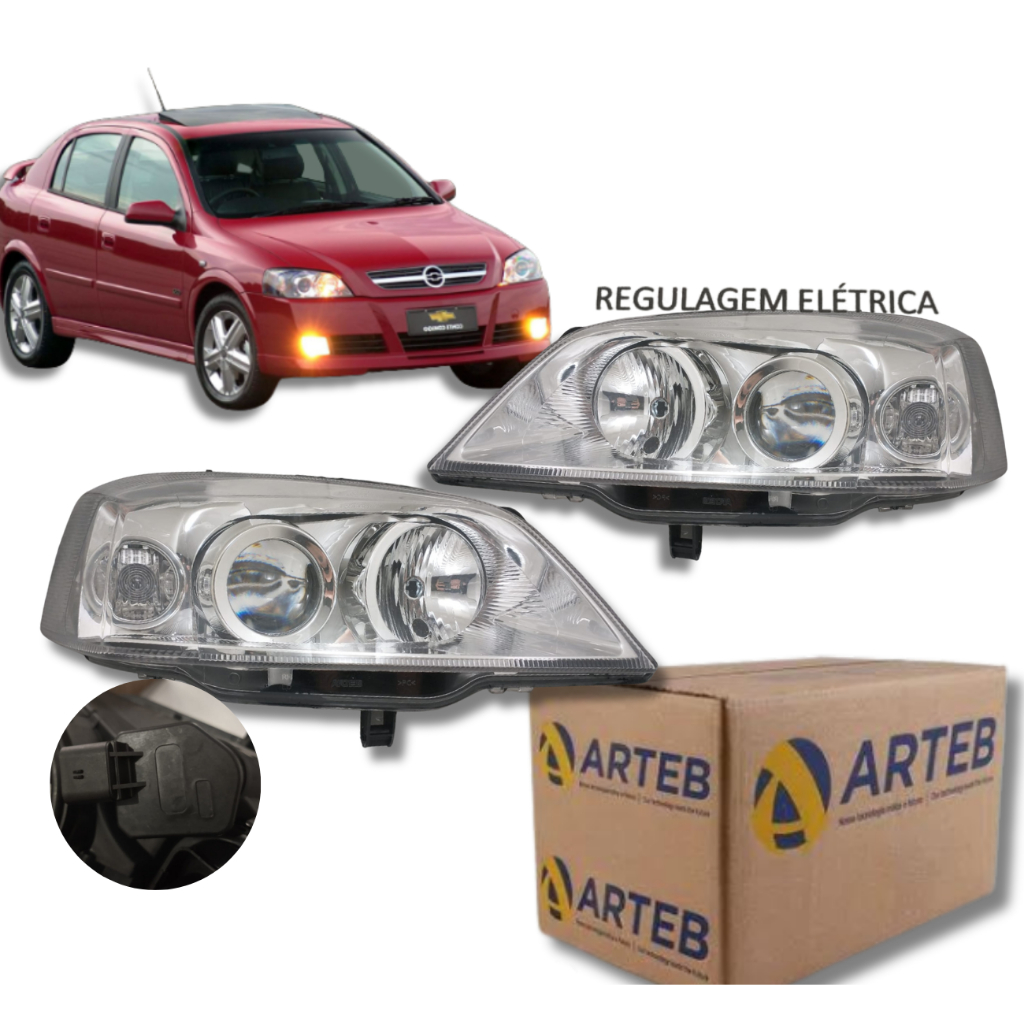 Par Farol Astra 2003 2004 2005 2006 2007 2008 2009 2010 2011 Com Motor ...