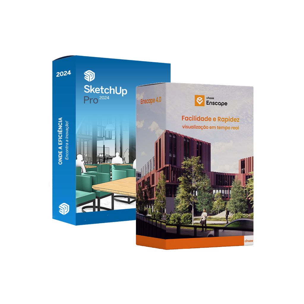DVD Sketchup Pro 2024 + Enscape 4.1 +V-Ray 6 | Shopee Brasil