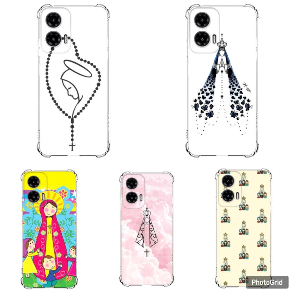 GOKEN Custodia Antiurto A 360° Per Motorola Moto G15/G25/G05/E15 – Con Pellicola Integrata, Bumper In Silicone E Retro Trasparente Rigido