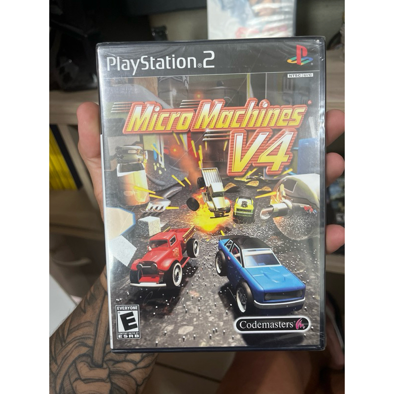 Micro Machines V4 PlayStation 2 original lacrado | Shopee Brasil