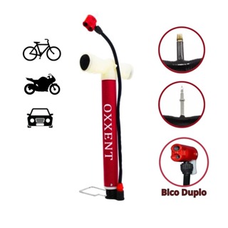 Bomba De Ar Encher Pneu Bicicleta Moto Bola Balão Piscina Forte Compacta e Leve