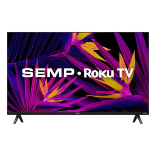 Smart Tv 43 Semp R6610 Fhd Led Roku Tv Wifi Dual Band Alexa