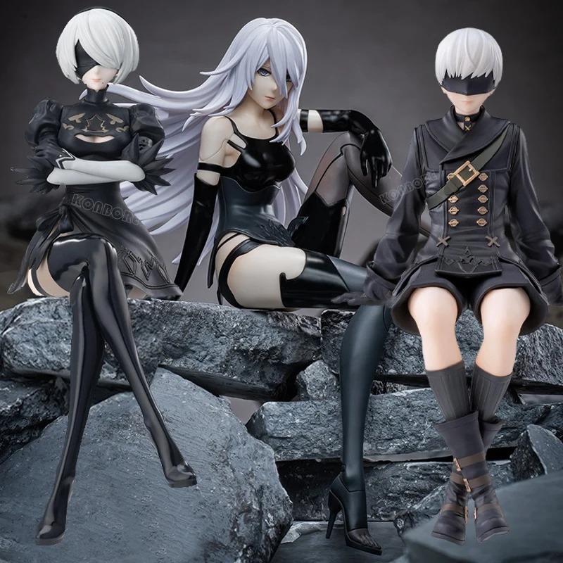 NieR:Automata 2B フィギュア 15体セット Action Figure 2B, A2, 9S - Nier Automata 15cm c/ caixa. | Shopee