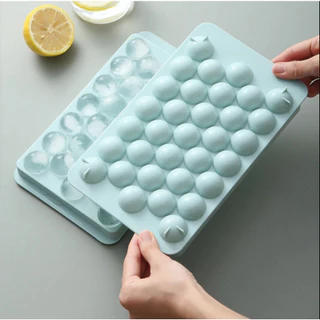 Forma De Gelo com Tampa Divertida / 33 Gelo De Bolinhas