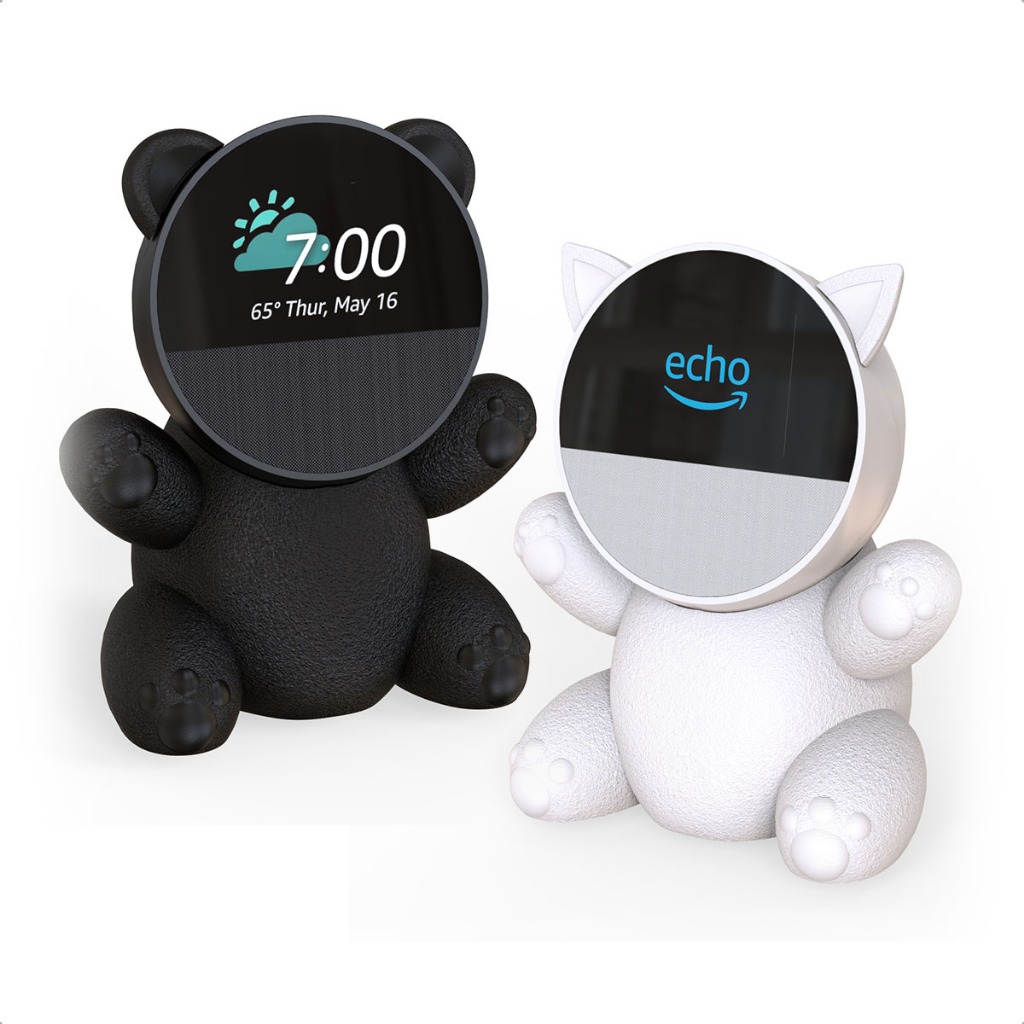 Suporte de Mesa Gato Gatinho Compatível com Eco Echo Spot