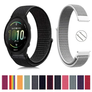 Pulseira 20mm de Nylon para Smartwatch Garmin forerunner 165 de Engate rapido Pronta entrega no Brasil