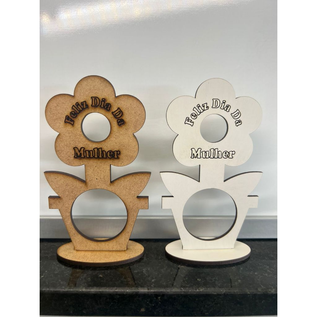 Porta Bombom Dia Das Mulheres , KIT MDF Flores Presente Dia das Mulheres
