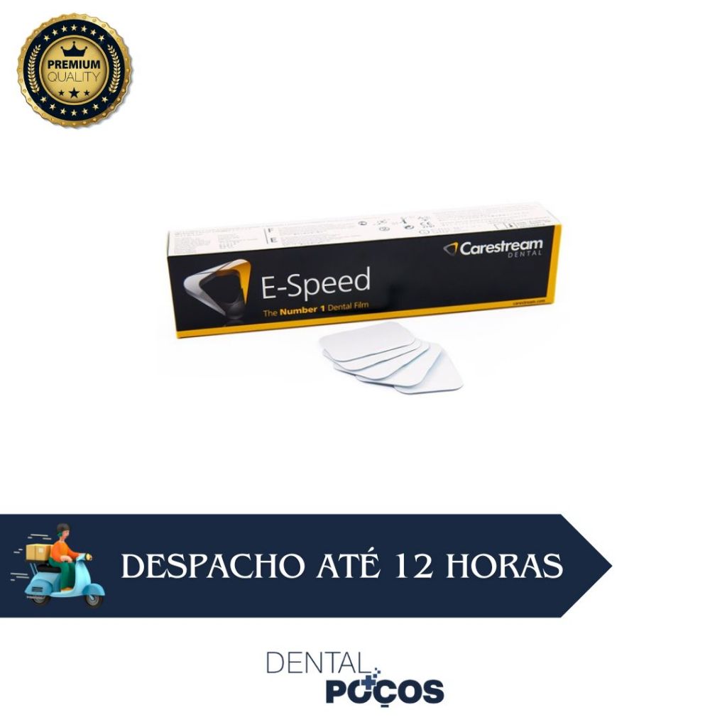Filme Radiográfico Adulto Periapical E-Speed C/ 150 unidades ...