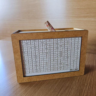 Cofre Desafios dos 100 Depósitos 1mil 5 Mil 10Mil Desafio dos Depósitos Junto Ganhou Método Japônes em Oferta na Shopee