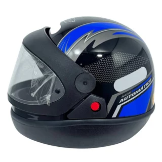 Capacete Ebf Fechado Viseira automática Motoboy estilo San Marino