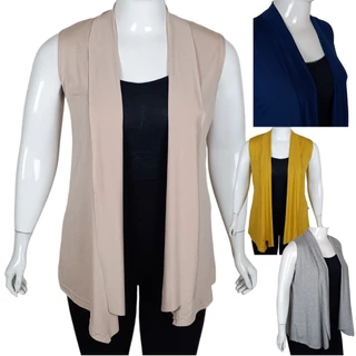 Colete Max Feminino Plus Size Viscolycra Alongado G1 G2 G3 Soltinho