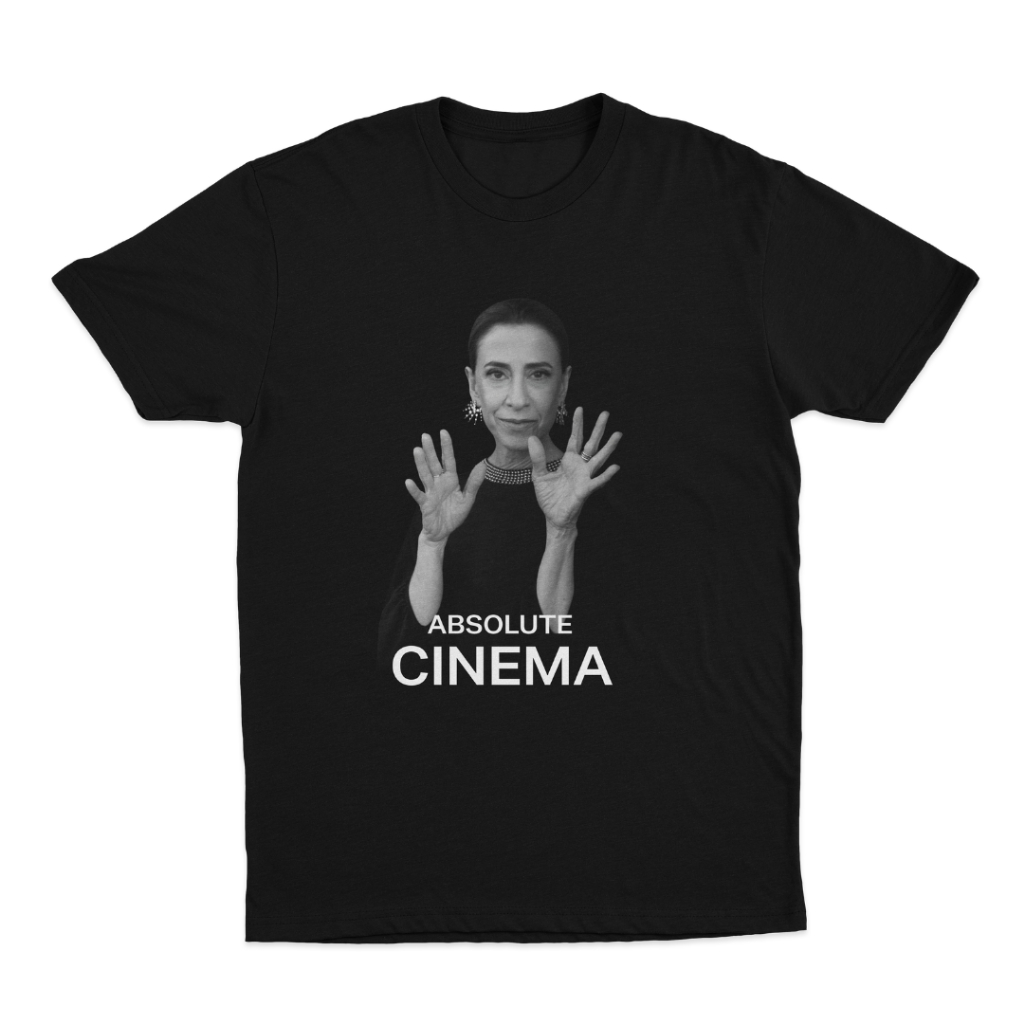 Camiseta - Fernanda Torres Absolute Cinema [100% Algodão] | Shopee Brasil