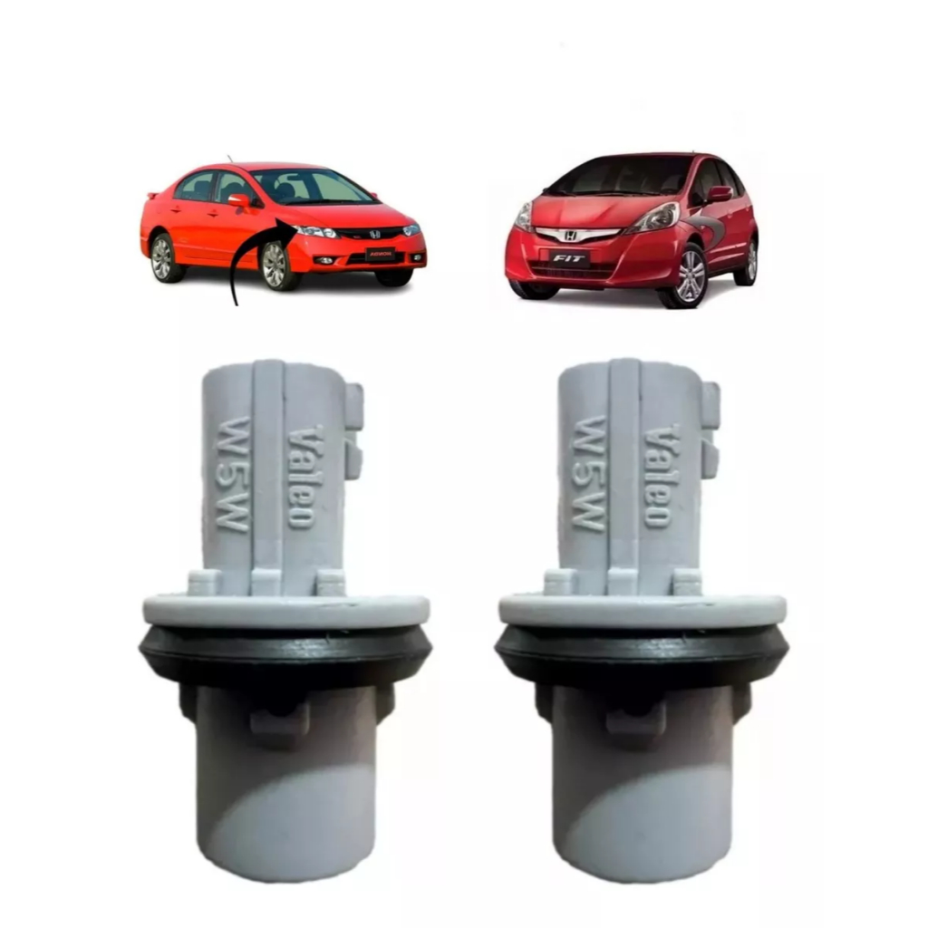 Soquete Lanterna Farol Honda Civic Fit 06/15 Original