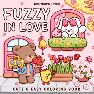 Fuzzy In Love - 44 Desenhos para Colorir / LC em Oferta na Shopee