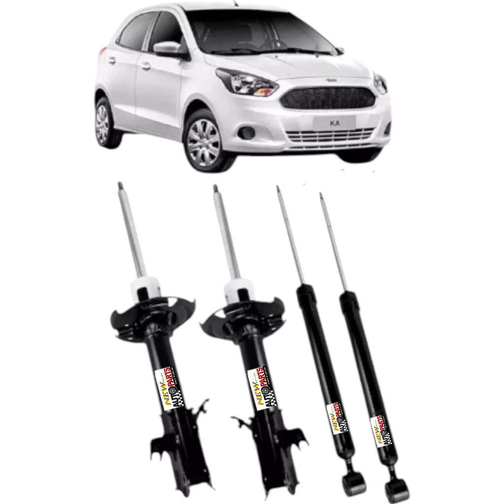 kit 4 amortecedores New Ford Ka 2014 2015 2016 2017 2018 | Shopee Brasil