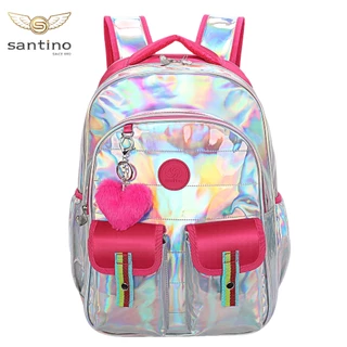 SANTINO Mochila Juvenil mochila de viagem escolar chaveiro de amor linda bolsas - #SAM231