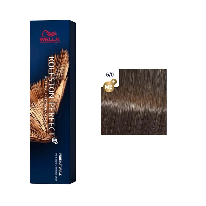 Wella Professionals Koleston Perfect Me+ Coloração 6/0 - Pure Naturals ...