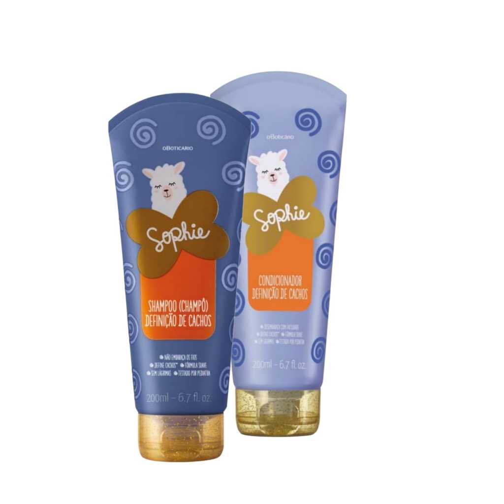 Boticário Sophie Cachos Kit Shampoo e Condicionador | Shopee Brasil