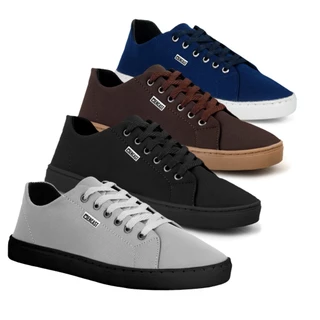 KIT 4 pares de tênis conforto e estilo em um modelo descolado