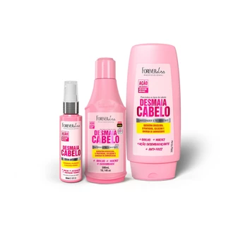 Kit Desmaia Cabelo Shampoo Condicionador E Sérum Forever Liss em Oferta na Shopee