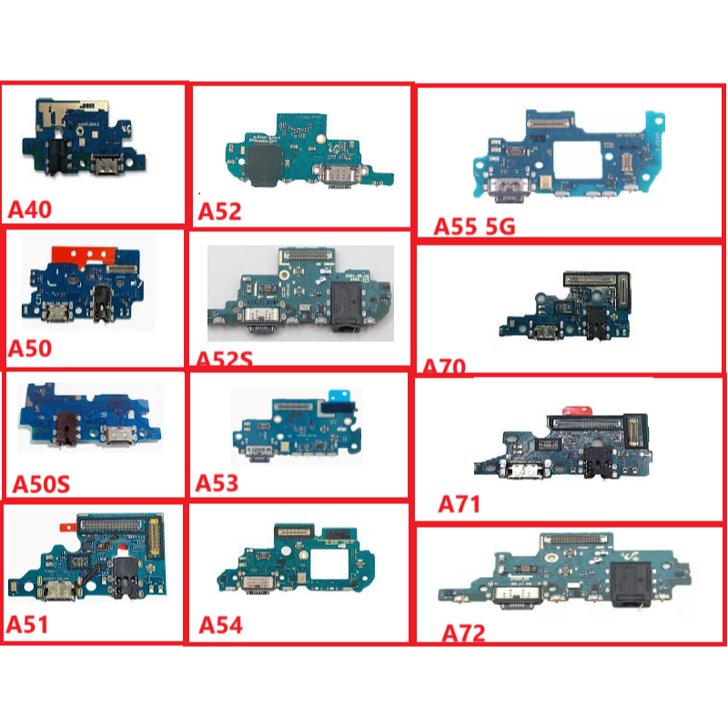 PLACA DE CARGA A40/A50/A50S/A51/A52/A52S/A53/A54/A55 5G/A70/A71/A72 | PRODUTO NOVO