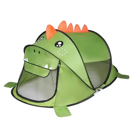 Barraca dino 3d - auto montável anti alérgico - anti mosquito - 182cm - poliéster ecológico inmetro