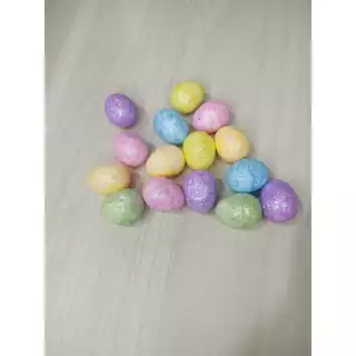 Mini Ovinho De Páscoa Com  Glitter ( 5 Pçs) em Oferta na Shopee