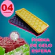 Kit 4 formas de gelo formato esfera bebidas whisky bolinha organizador geladeira