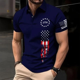 Camiseta Polo American 1776 Manfiny Street Wear Piquet
