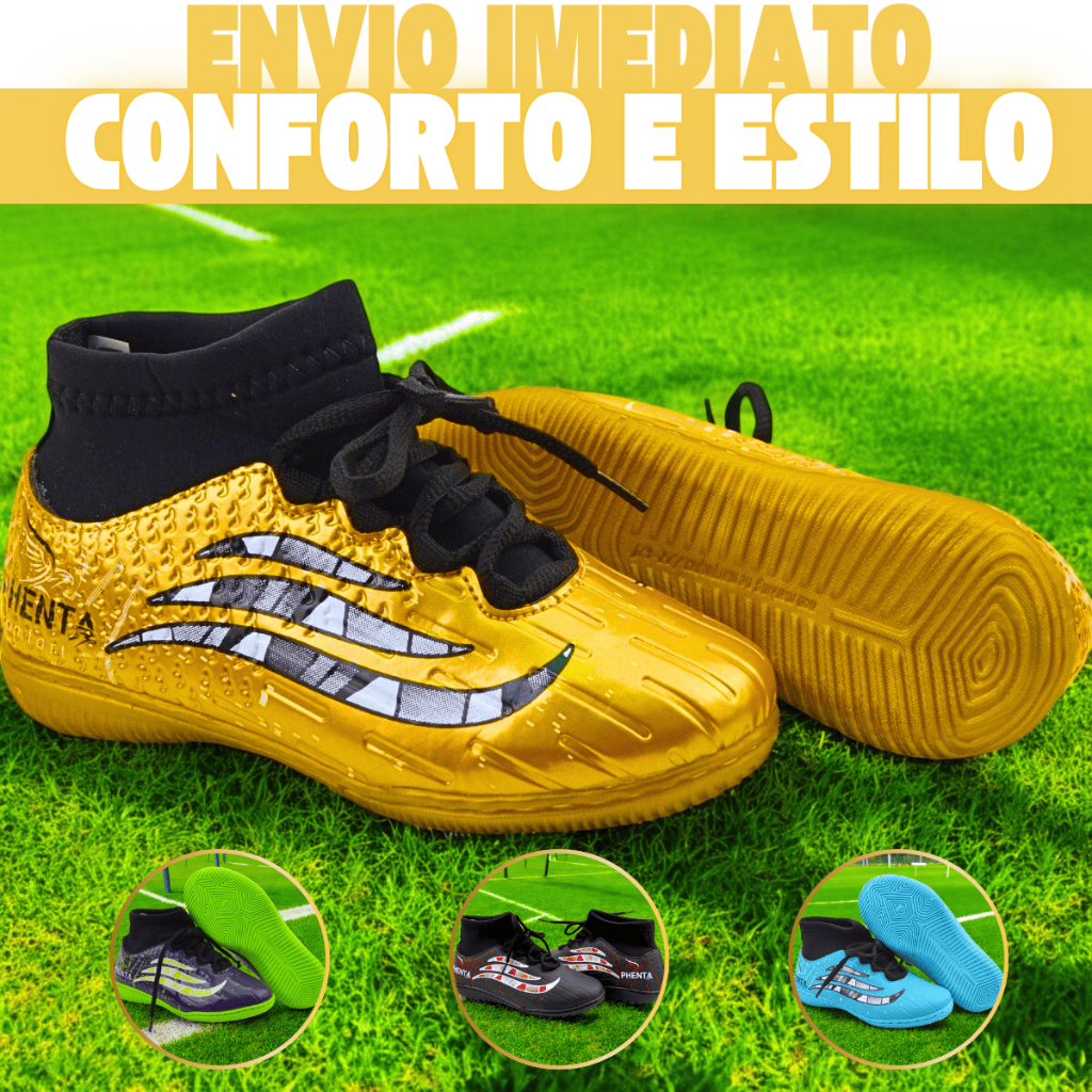 Chuteira Botinha Tenis Futsal Infantil Barato Chuteiras Futsal