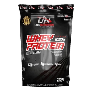 Whey Protein 100% Isolado 2Kg 6g Bcaa 5g Glutamina 32g 2 Kg Uniq em Oferta na Shopee