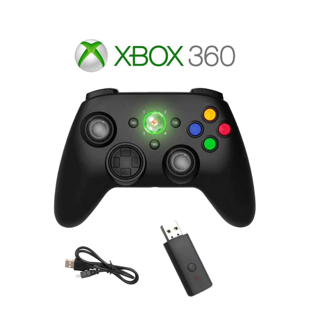 Controle compatível Xbox 360 e PC Gamer COMPUTADOR Console Joystick sem ...