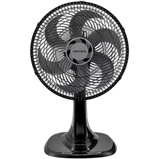 Ventilador de Mesa Oscilante Ventisol Turbo Premium 30cm Preto