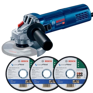 Esmerilhadeira Bosch GWS 9-125 + 3 Discos 900W